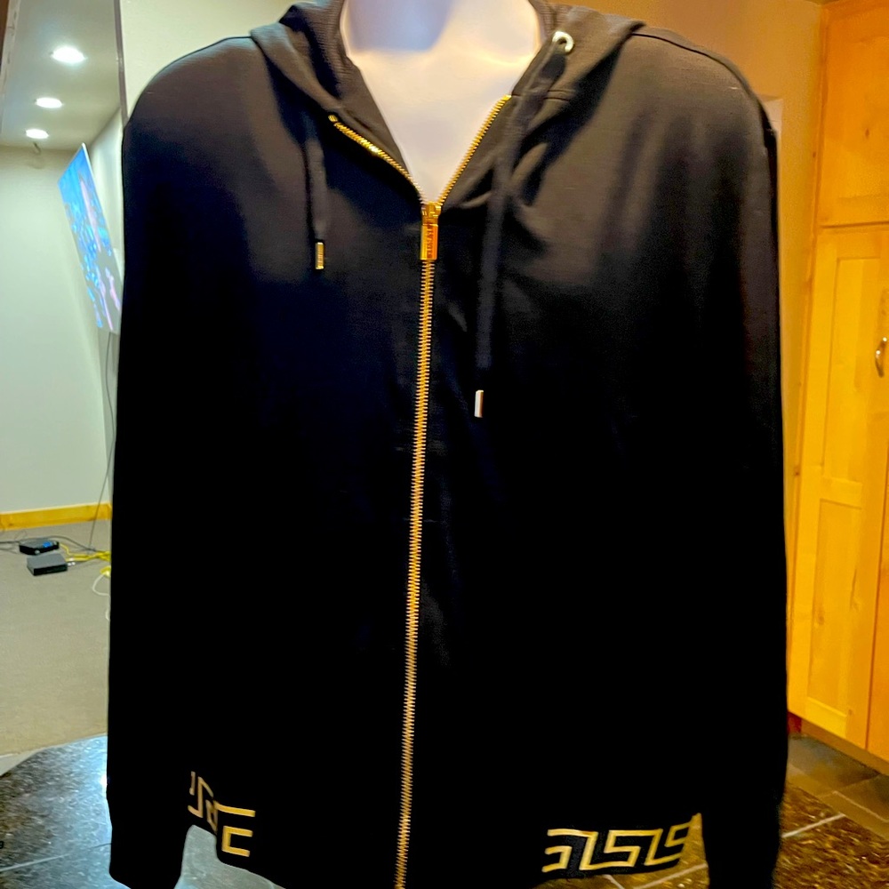 Versace zip up hoddie